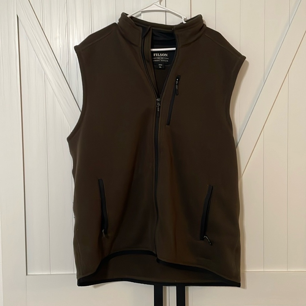 Filson Polartec Olive Green Vest - 2XL